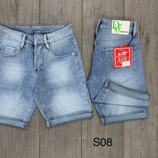 Quần short jean chất dày dặn, co giãn nhiều màu mẫu mới 2023