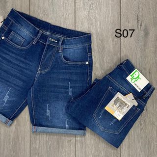 Quần short jean chất dày dặn, co giãn nhiều màu mẫu mới 2023