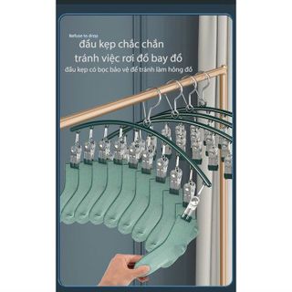 Móc phơi quần áo tất vớ