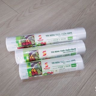 Túi Đựng Thực Phẩm Tự Hủy Sinh Học Cuộn 120 Túi