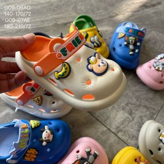 Dép Lê Trẻ Em Bít Mũi Hoạt Hình Đáng Yêu G09