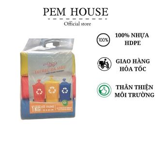 Túi Rác Ba Màu Loại 1Kg
