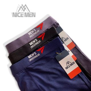 Quần Lót Nam Chữ Men'SS Thun Cotton Cao Cấp, Quần Sịp Nam Co Giãn 4 Chiều Nicemen