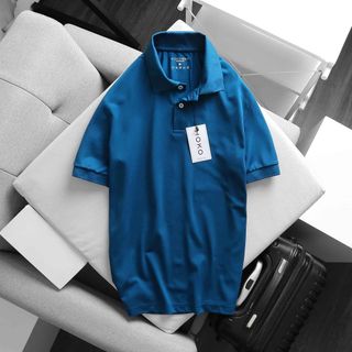 Áo Phông Polo Nam Cổ Bẻ Cs05_Phối Sipa Vải Cá Sấu Cotton Xuất Xịn,Chuẩn Form, Sang Trọng - Thanh Lịch - Nicemen