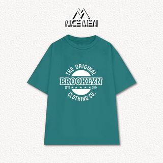 Áo Thun Nam Tay Ngắn Brooklyn, Áo Phông Cotton 4 Chiều Cao Cấp - Thời Trang Local Brand Nicemen