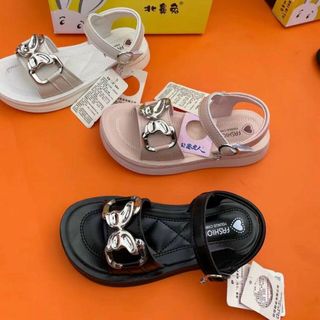 Sandal trẻ em quai ngang đính nơ xinh xắn V815
