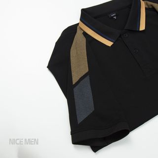 Áo Thun Polo Nam Tay Ngắn Nicemen, Vải Cvc Màu Phối Bắt Mắt, Thiết Kế Sang Trọng APL0002