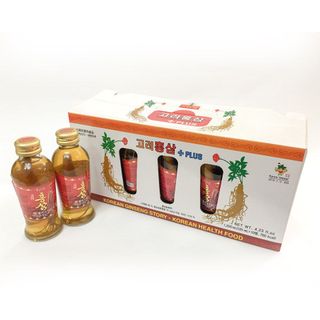 NƯỚC HỒNG SÂM NGUYÊN CỦ HỘP 6 CHAI - thùng 5 hộp