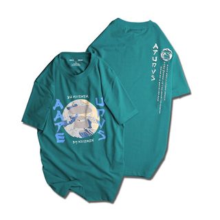 Áo Thun Nam Cổ Tròn Nicemen At002 Ngắn Tay, In Hình Apemoon, Vải Thun Cotton Đẹp Dày Dặn, Thoáng Mát