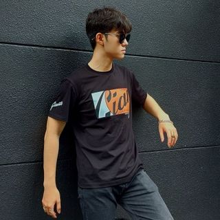 Áo Thun Nam Cổ Tròn Oak Newera 5, Áo Local Brand Nicemen Full Tag, Áo Phông Cotton 4 Chiều Dày Dặn Bo Cổ Đồng Màu