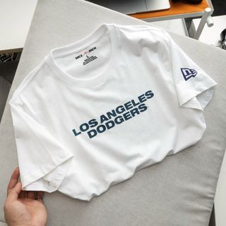 Áo Thun Nam Cổ Tròn Newera 6, Áo Phông Nam Cotton 4 Chiều VảI Dày Dặn Bo Cổ Đồng Màu - Nicemen