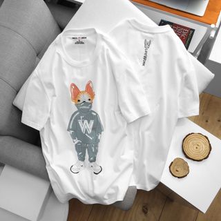 Áo Thun Nam Cổ Tròn Lifework 3, Áo Phông Unisex Cotton 4 Chiều ChíNh PhẩM VảI Dày Dặn Bo Cổ Đồng Màu- Nicemen