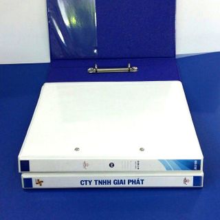 Bìa 2.5cm xi kiếng A4 - 2 còng Kingstar