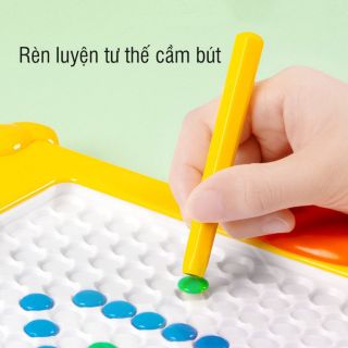 Đồ chơi bút từ tính vẽ hạt nam châm 50 viên và 7 thẻ