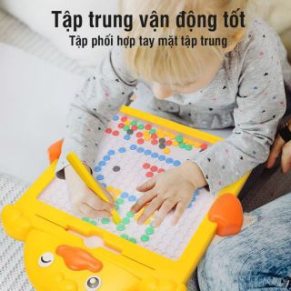 Đồ chơi bút từ tính vẽ hạt nam châm 50 viên và 7 thẻ