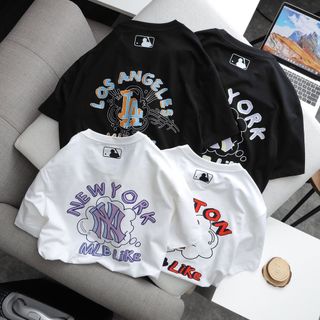 Áo Thun Nam Cổ Tròn Angeles, Áo Phông Unisex  Cotton 4 Chiều ChíNh PhẩM VảI Dày Dặn Bo Cổ Đồng Màu- Nicemen
