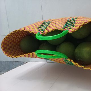 Giỏ đan nhựa
