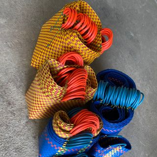 Giỏ đan nhựa