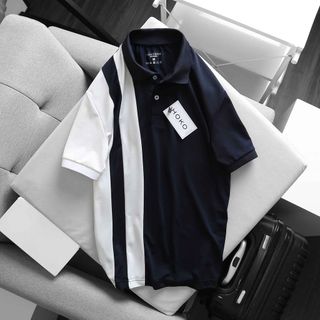 Áo Phông Polo Nam Cổ Bẻ Cs06_Phối Sipa Vải Cá Sấu Cotton Xuất Xịn,Chuẩn Form, Sang Trọng - Thanh Lịch - Nicemen