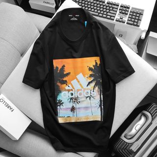 Áo Thun Nam Cổ Tròn Phong Cảnh, Áo Phông Nam Nicemen Local Brand Full Tag Cotton 4 Chiều Vải Dày Dặn, Mềm Mịn