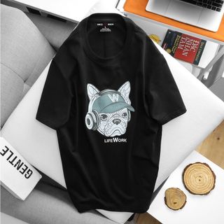 Áo Thun Nam Cổ Tròn Hideaway, Áo Local Brand Nicemen Full Tag, Áo Phông Cotton 4 Chiều Dày Dặn Bo Cổ Đồng Màu