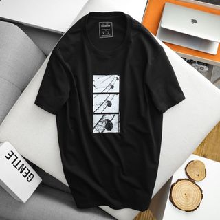 Áo Thun Nam Cổ Tròn Pull&Bear 2 Co Giãn 4 Chiều, Áo Phông Nam Tay Ngắn Thấm Hút Mồ Hôi Tốt - Nicemen