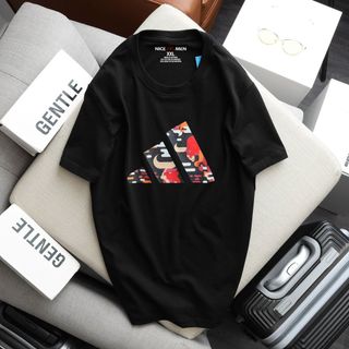 Áo Thun Nam Cổ Tròn Buffalo, Áo Phông Unisex Cotton 4 Chiều ChíNh PhẩM VảI Dày Dặn Bo Cổ Đồng Màu- Nicemen