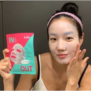 Mặt nạ hút dầu, tẩy da chết B:VID IN&OUT Hàn Quốc - Hộp 5 miếng