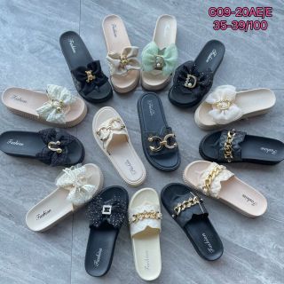 Dép nữ quai ngang đế bánh mỳ êm chân G09