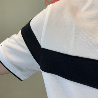 Áo polo nam kẻ 1 vạch ngực đẹp, thun cá sấu 4 chiều, mịn mát polo-ke-1v - Hà Đinh