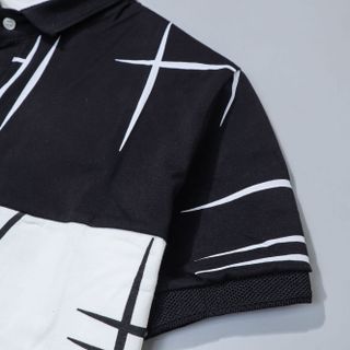 Áo polo cổ trụ phối màu vải cotton co giãn 4 chiều chất mát