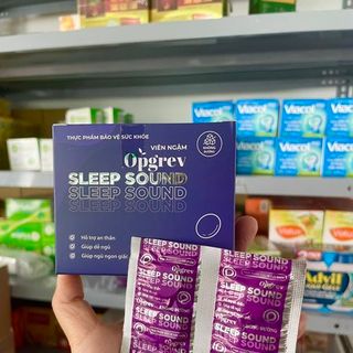 Kẹo ngậm giúp ngủ ngon, ngủ sâu giấc Opgrev Sleep Sound - Hộp 20 viên
