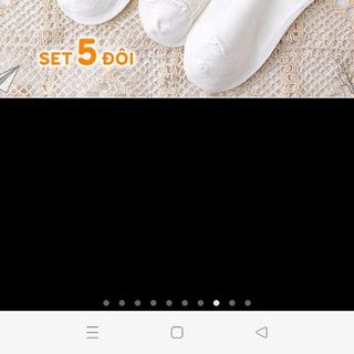 Set 5 đôi Tất vớ nữ Cotton dễ thương