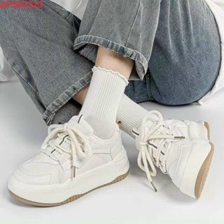 Giày thể thao nữ đế bằng viền màu đẹp