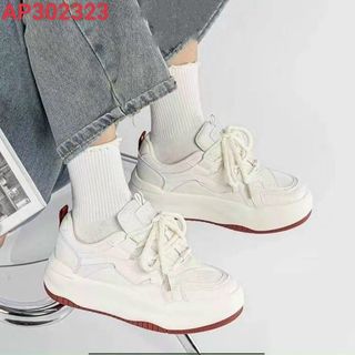 Giày thể thao nữ đế bằng viền màu đẹp