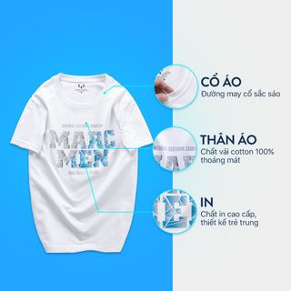 Áo thun nam cổ tròn, áo phông nam ngắn tay Marc Men