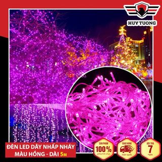 Đèn led nhấp nháy trang trí màu tự chọn (Đủ màu) - Huy Tưởng