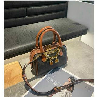 Túi xách quảng châu  Triomphe Canvas Calfskin Mini Boston Bag - 08B1316 (Chuyên sỉ túi xách sll, balo, ví, thắt lưng, túi Laptop) giá sỉ