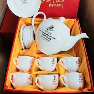 Bộ ấm trà gốm sứ giá rẻ từ Bát Tràng Duy Anh