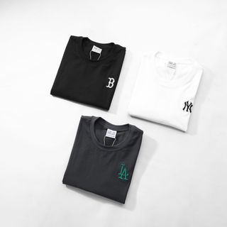 Áo thun cổ tròn nam, áo thun cotton tay ngắn nam cao cấp, chất cotton 4c 100%  , mịn , thấm hút tốt, Full tem tag mạc . Phom chuẩn nam nữ mặc đều ok . LOGO THÊU XỊN XÒ - size từ 55kg - 85kg