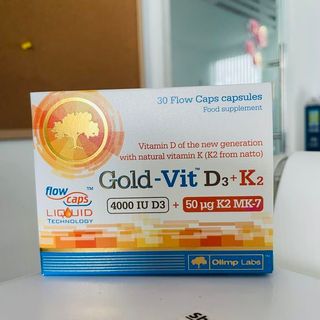 Thực phẩm cải thiện sức khoẻ răng, xương khớp và duy trì cholesterol cho cơ thể GOLD-VID D3+K2 Olimp Labs