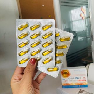 Thực phẩm cải thiện sức khoẻ răng, xương khớp và duy trì cholesterol cho cơ thể GOLD-VID D3+K2 Olimp Labs