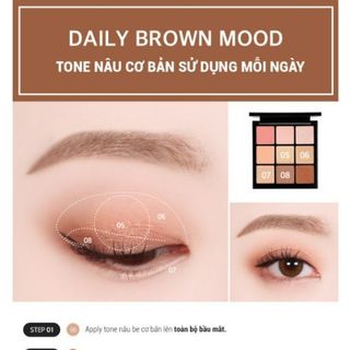 Bảng Phấn Trang Điểm Đa Năng Merzy Bite The Beat Shadow Palette Pop In Mood