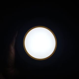 Đèn led Âm Trần-Tản nhiệt-7W-Phi 90-Viền Vàng- 3 chế độ
