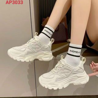 Giày thể thao nữ chất đẹp đế cao cá tính