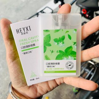 Xịt thơm miệng Heyxi vuông 2 mùi