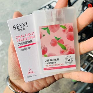 Xịt thơm miệng Heyxi vuông 2 mùi