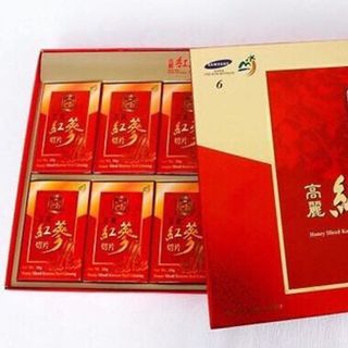 Sâm lát tẩm mật ong SAMBOK hộp 10 gói - thùng 30 hộp