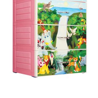 Tủ nhựa đựng quần áo cho mẹ và bé, tủ nhựa 4 tầng - ngang 60cm