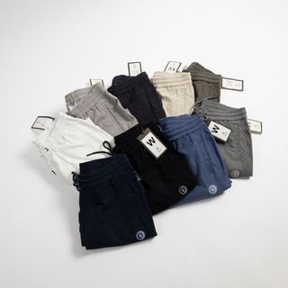 Quần short nam vải nhung in LOGO - WINS (560)